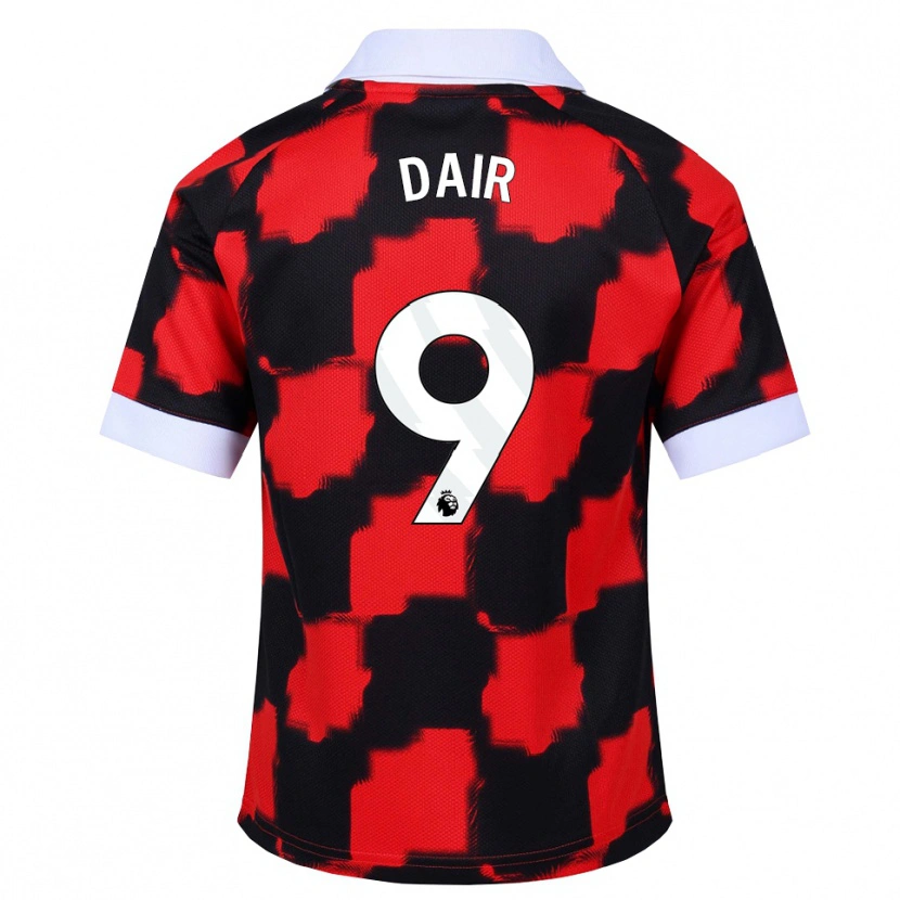 Danxen Herren Brodie Dair #9 Rot Weiß Schwarz Auswärtstrikot Trikot 2026/27 T-Shirt Österreich