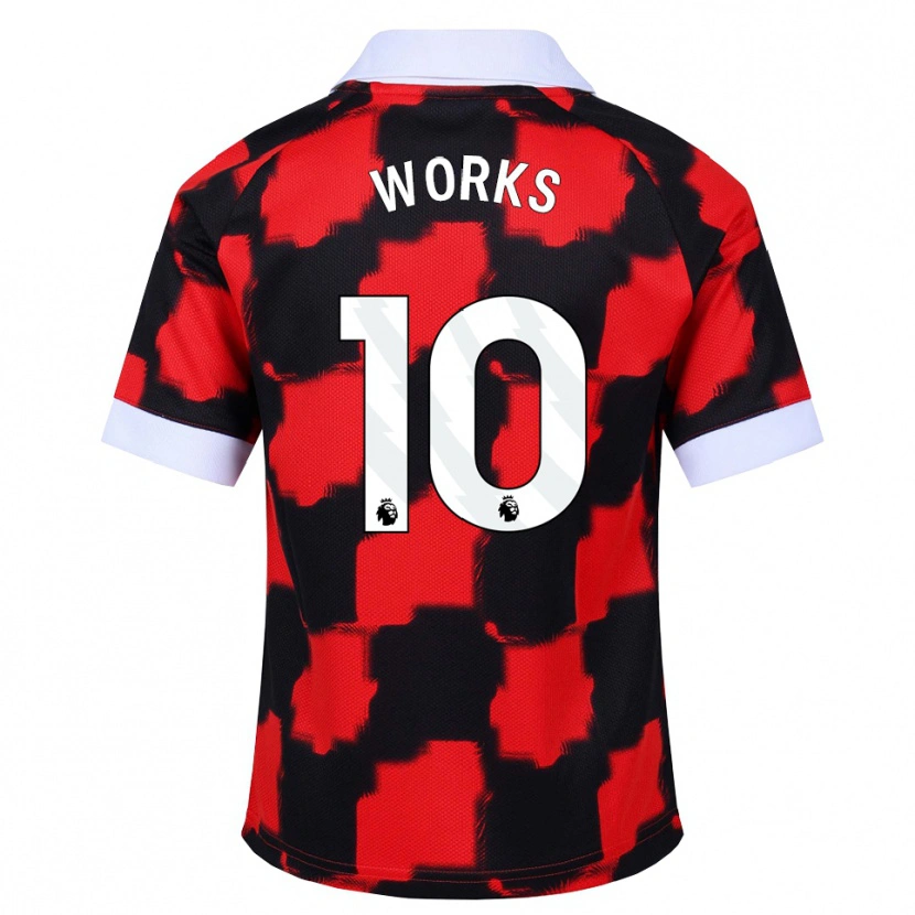 Danxen Herren Terrell Works #10 Rot Weiß Schwarz Auswärtstrikot Trikot 2026/27 T-Shirt Österreich