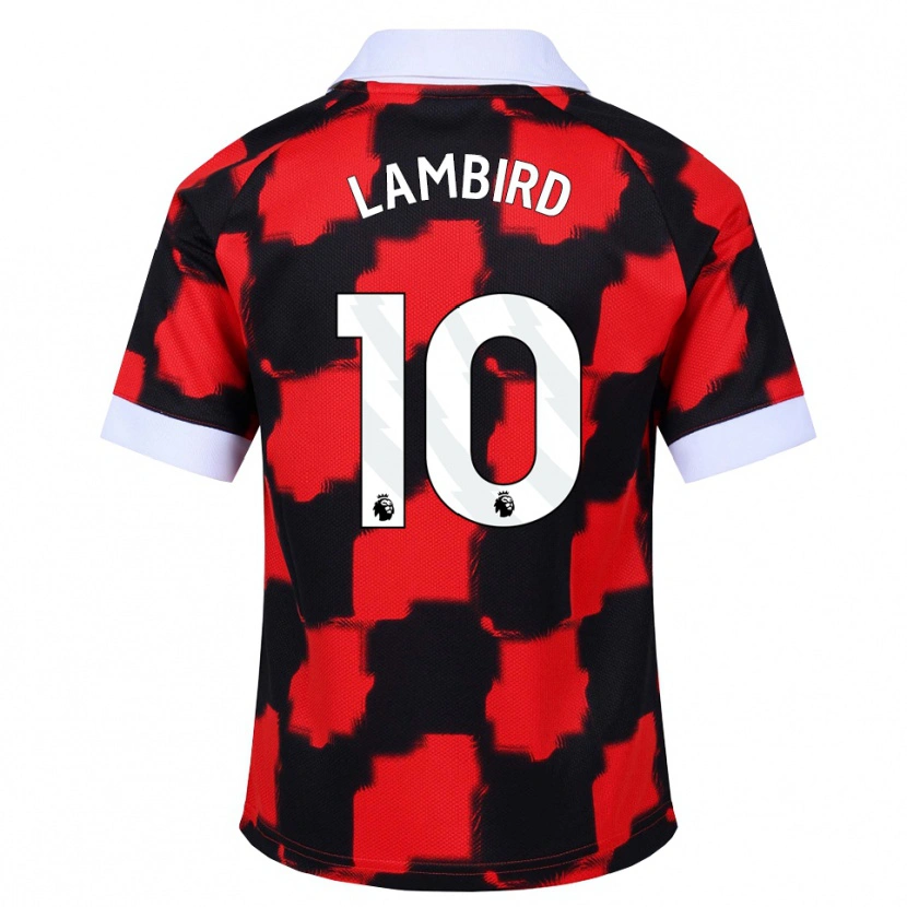 Danxen Herren Lilly Lambird #10 Rot Weiß Schwarz Auswärtstrikot Trikot 2026/27 T-Shirt Österreich