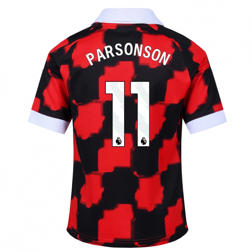 Danxen Herren Madi Parsonson #11 Rot Weiß Schwarz Auswärtstrikot Trikot 2026/27 T-Shirt Österreich