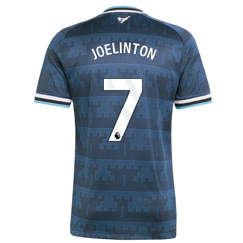 Danxen Herren Joelinton Cassio Apolinário De Lira #7 Gelb Schwarz Blau Auswärtstrikot Trikot 2026/27 T-Shirt Österreich
