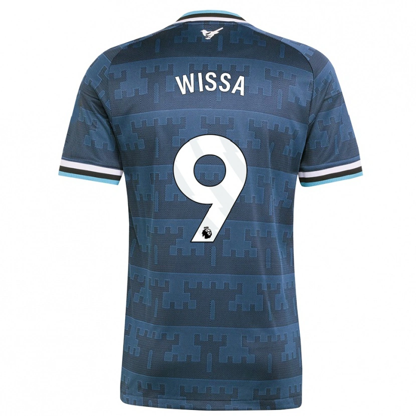 Danxen Herren Yoane Wissa #9 Gelb Schwarz Blau Auswärtstrikot Trikot 2026/27 T-Shirt Österreich