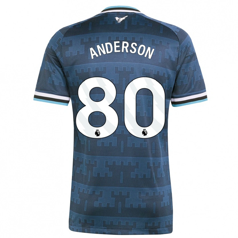 Danxen Herren Will Anderson #80 Gelb Schwarz Blau Auswärtstrikot Trikot 2026/27 T-Shirt Österreich