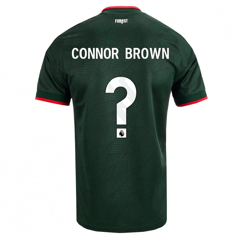 Danxen Herren Connor Brown #0 Dunkelgrün Rot Auswärtstrikot Trikot 2026/27 T-Shirt Österreich