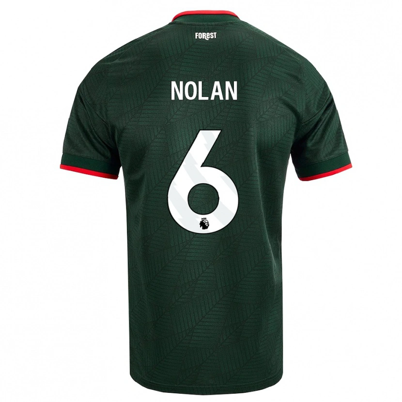 Danxen Herren Sonny Nolan #6 Dunkelgrün Rot Auswärtstrikot Trikot 2026/27 T-Shirt Österreich