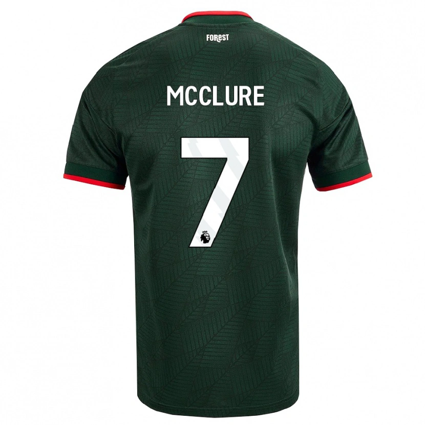 Danxen Herren Blaine Mcclure #7 Dunkelgrün Rot Auswärtstrikot Trikot 2026/27 T-Shirt Österreich