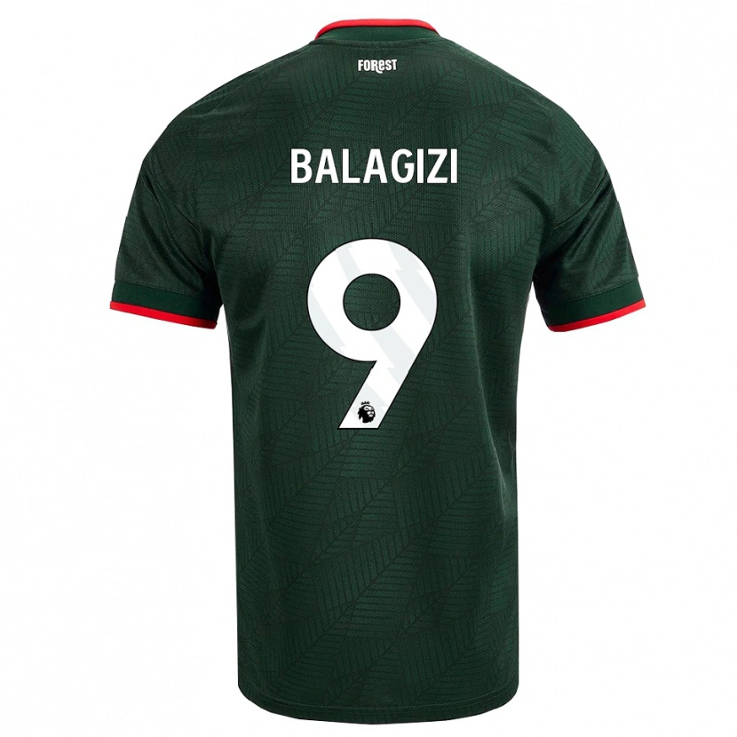 Danxen Herren Basima Balagizi #9 Dunkelgrün Rot Auswärtstrikot Trikot 2026/27 T-Shirt Österreich