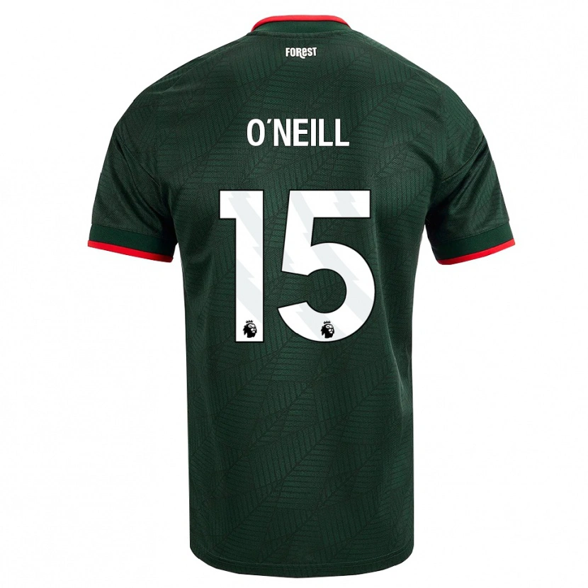 Danxen Herren Laura-Jayne O'neill #15 Dunkelgrün Rot Auswärtstrikot Trikot 2026/27 T-Shirt Österreich