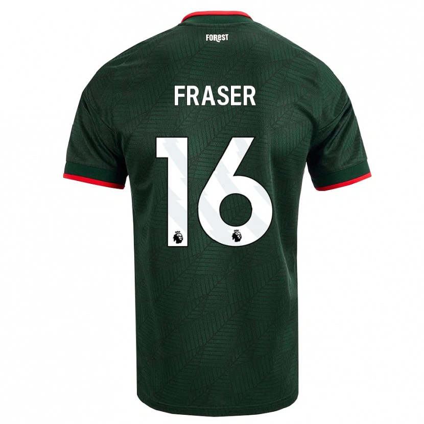 Danxen Herren Boyd Fraser #16 Dunkelgrün Rot Auswärtstrikot Trikot 2026/27 T-Shirt Österreich