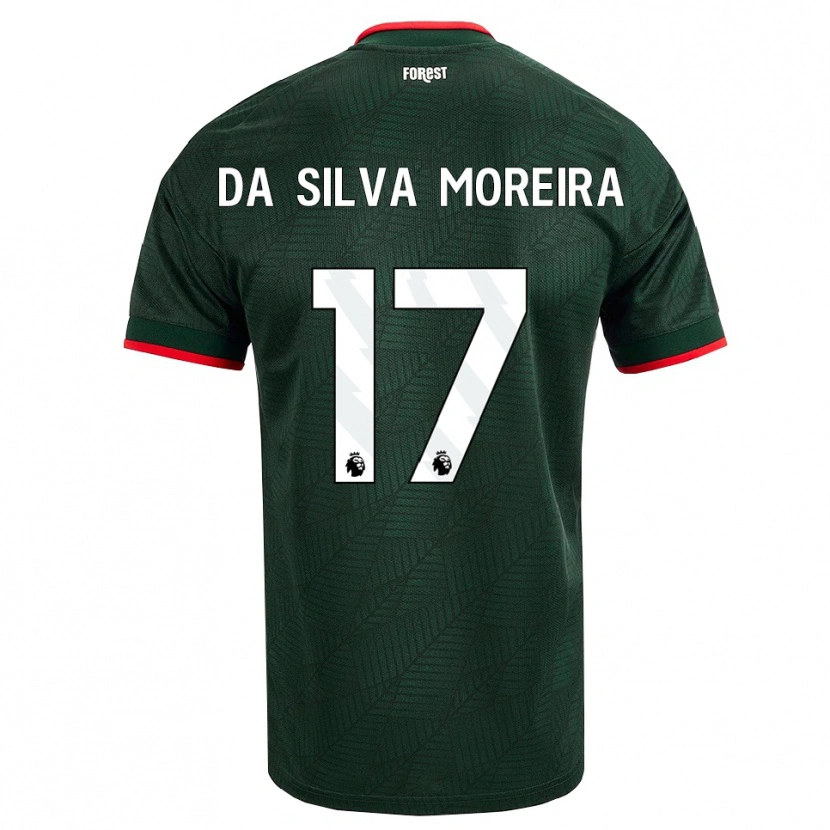 Danxen Herren Eric Da Silva Moreira #17 Dunkelgrün Rot Auswärtstrikot Trikot 2026/27 T-Shirt Österreich