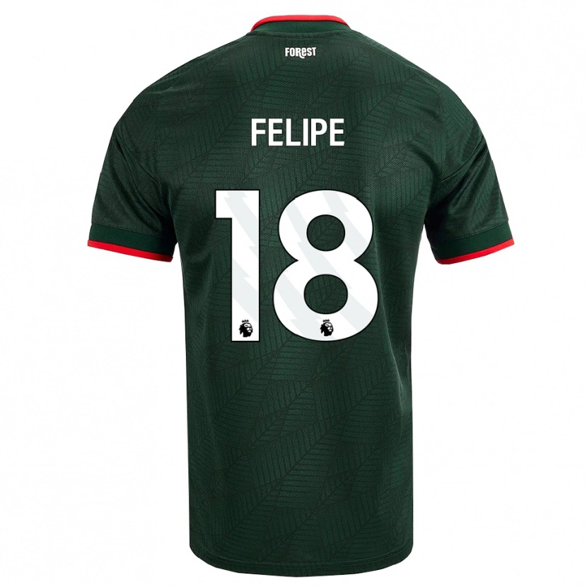 Danxen Herren Felipe #18 Dunkelgrün Rot Auswärtstrikot Trikot 2026/27 T-Shirt Österreich