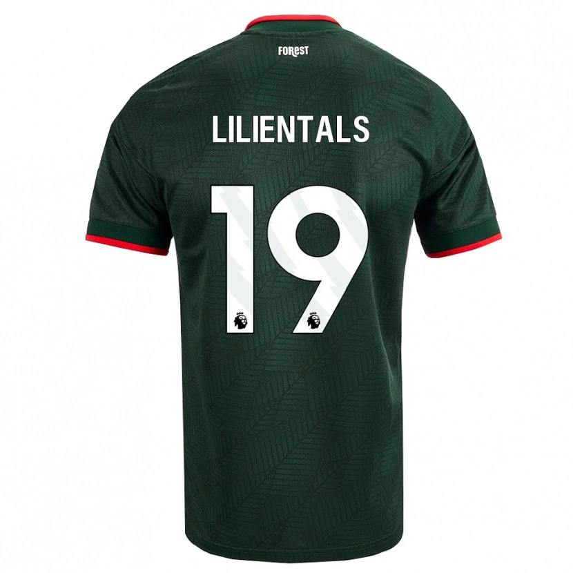 Danxen Herren Matiss Lilientals #19 Dunkelgrün Rot Auswärtstrikot Trikot 2026/27 T-Shirt Österreich
