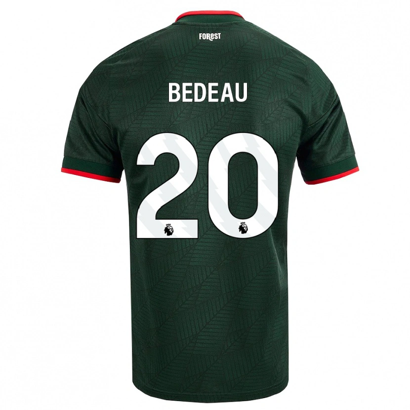 Danxen Herren Naomi Bedeau #20 Dunkelgrün Rot Auswärtstrikot Trikot 2026/27 T-Shirt Österreich