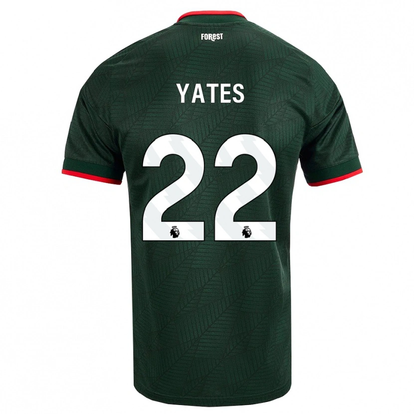 Danxen Herren Ryan Yates #22 Dunkelgrün Rot Auswärtstrikot Trikot 2026/27 T-Shirt Österreich