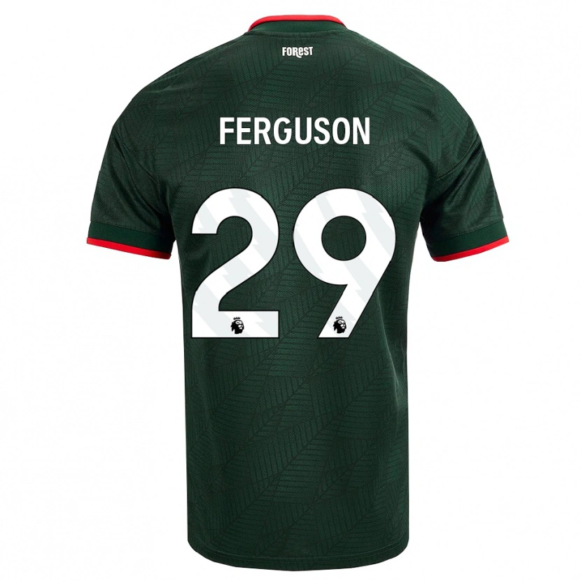 Danxen Herren Georgie Ferguson #29 Dunkelgrün Rot Auswärtstrikot Trikot 2026/27 T-Shirt Österreich
