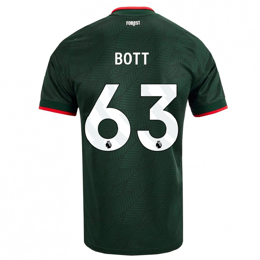 Danxen Herren Aaron Bott #63 Dunkelgrün Rot Auswärtstrikot Trikot 2026/27 T-Shirt Österreich