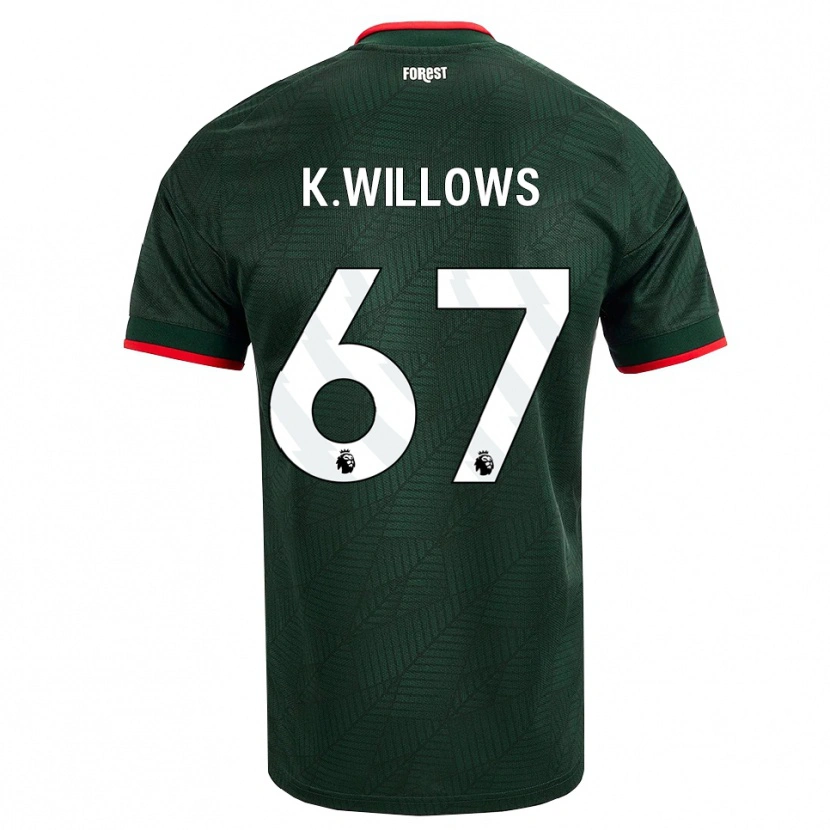 Danxen Herren Keehan Willows #67 Dunkelgrün Rot Auswärtstrikot Trikot 2026/27 T-Shirt Österreich