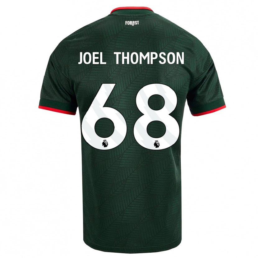 Danxen Herren Joel Thompson #68 Dunkelgrün Rot Auswärtstrikot Trikot 2026/27 T-Shirt Österreich