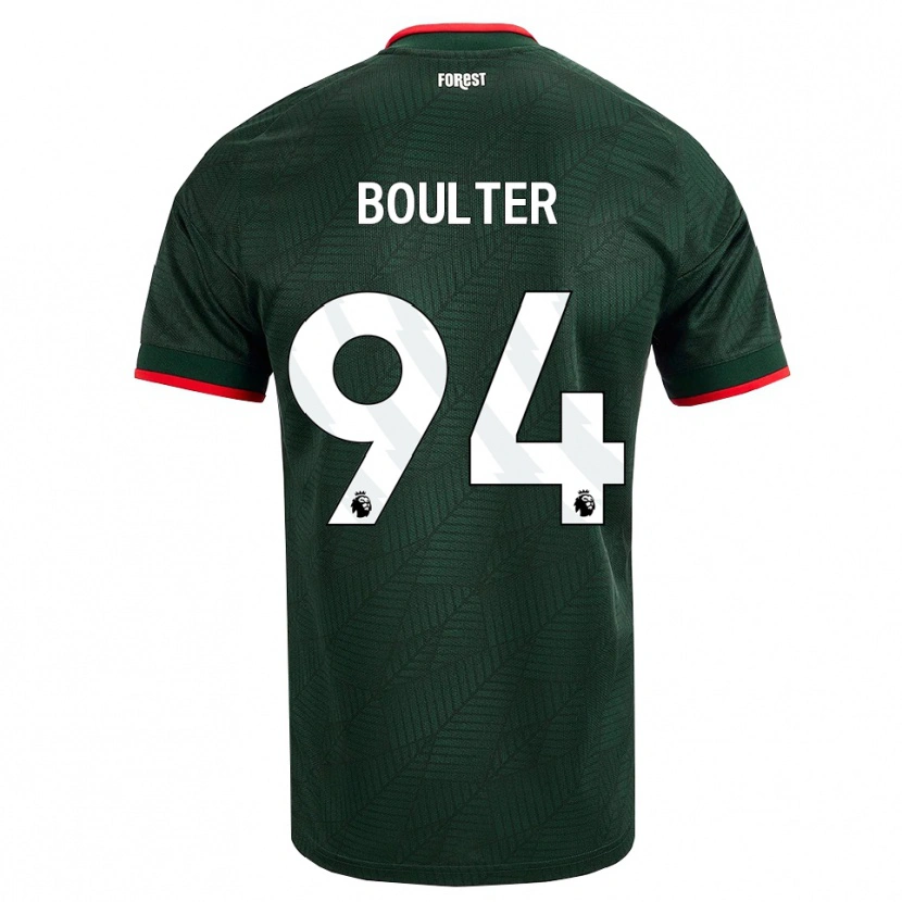 Danxen Herren Evan Boulter #94 Dunkelgrün Rot Auswärtstrikot Trikot 2026/27 T-Shirt Österreich