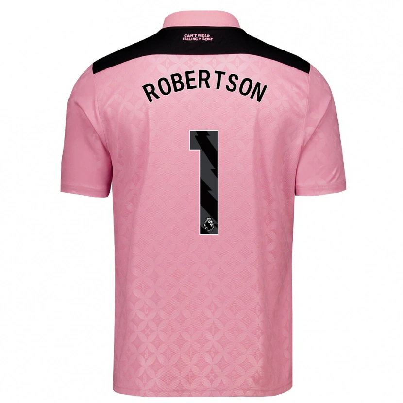 Danxen Herren Finley Robertson #1 Hellrosa Schwarz Auswärtstrikot Trikot 2026/27 T-Shirt Österreich