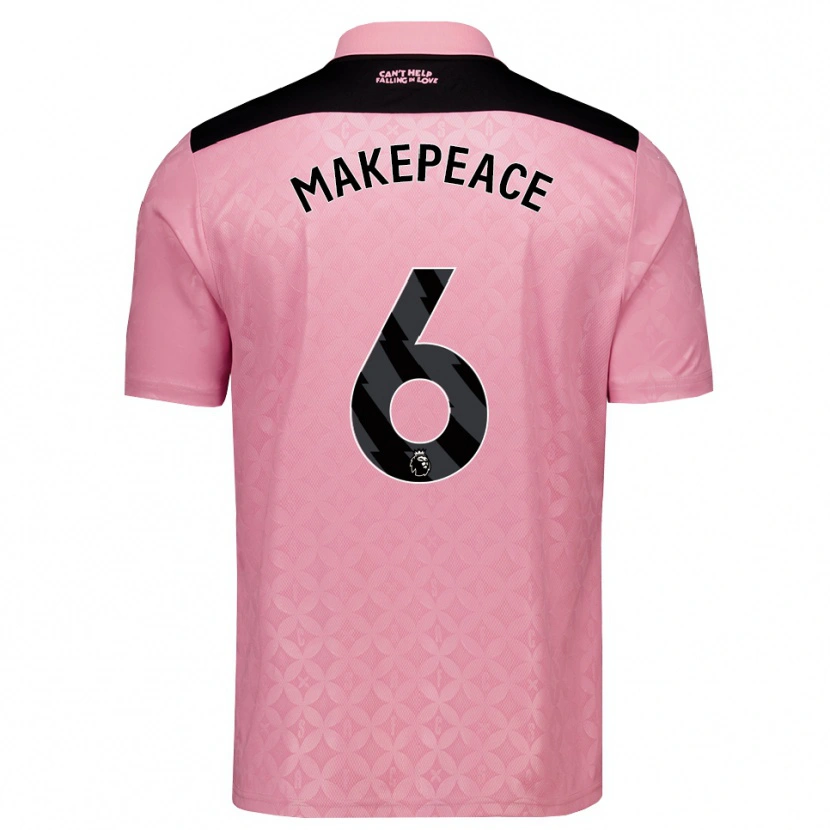 Danxen Herren Joe Makepeace #6 Hellrosa Schwarz Auswärtstrikot Trikot 2026/27 T-Shirt Österreich