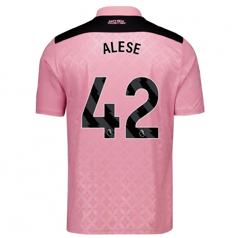 Danxen Herren Aji Alese #42 Hellrosa Schwarz Auswärtstrikot Trikot 2026/27 T-Shirt Österreich