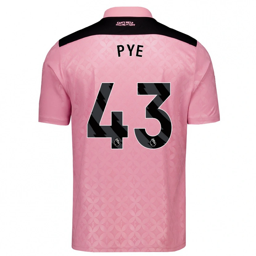 Danxen Herren Connor Pye #43 Hellrosa Schwarz Auswärtstrikot Trikot 2026/27 T-Shirt Österreich