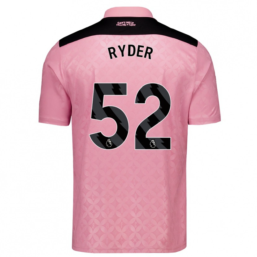Danxen Herren Joe Ryder #52 Hellrosa Schwarz Auswärtstrikot Trikot 2026/27 T-Shirt Österreich