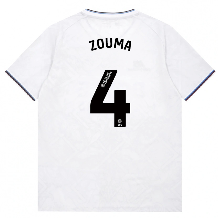 Danxen Herren Kurt Zouma #4 Burgund Weiß Auswärtstrikot Trikot 2026/27 T-Shirt Österreich