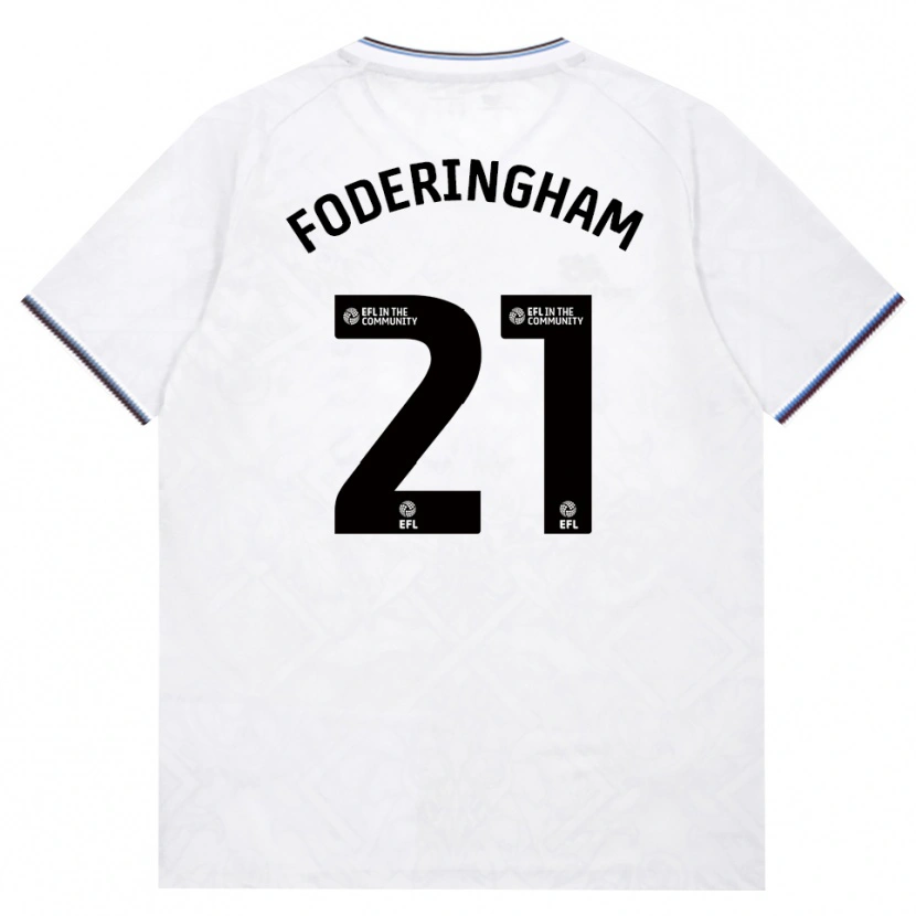 Danxen Herren Wes Foderingham #21 Burgund Weiß Auswärtstrikot Trikot 2026/27 T-Shirt Österreich