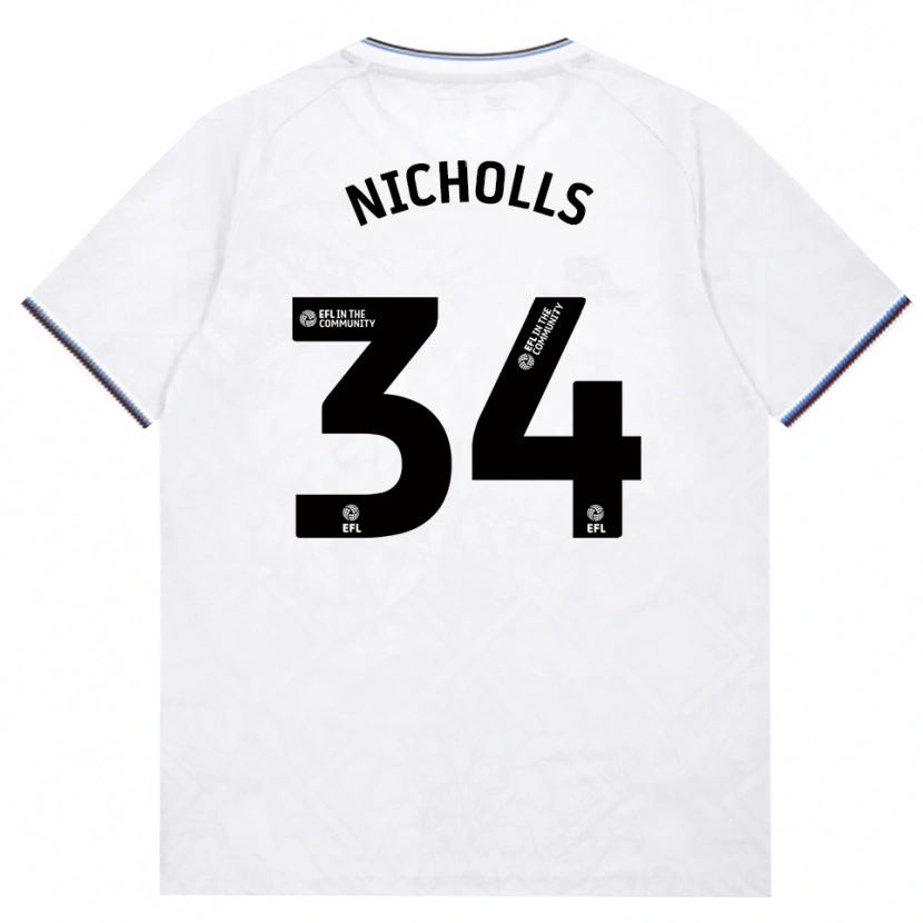 Danxen Herren Macey Nicholls #34 Burgund Weiß Auswärtstrikot Trikot 2026/27 T-Shirt Österreich