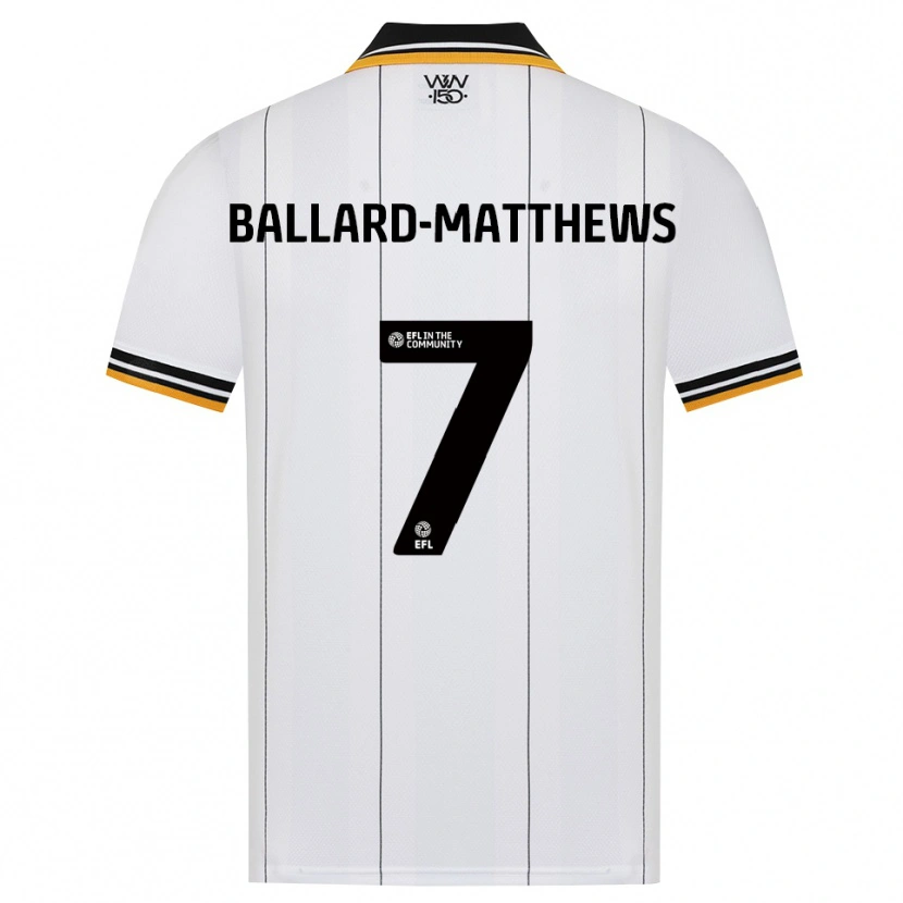 Danxen Herren Emilio Ballard-Matthews #7 Orange Weiß Schwarz Auswärtstrikot Trikot 2026/27 T-Shirt Österreich