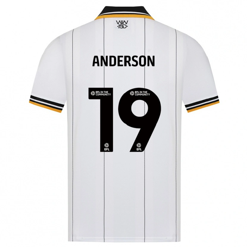 Danxen Herren Becky Anderson #19 Orange Weiß Schwarz Auswärtstrikot Trikot 2026/27 T-Shirt Österreich