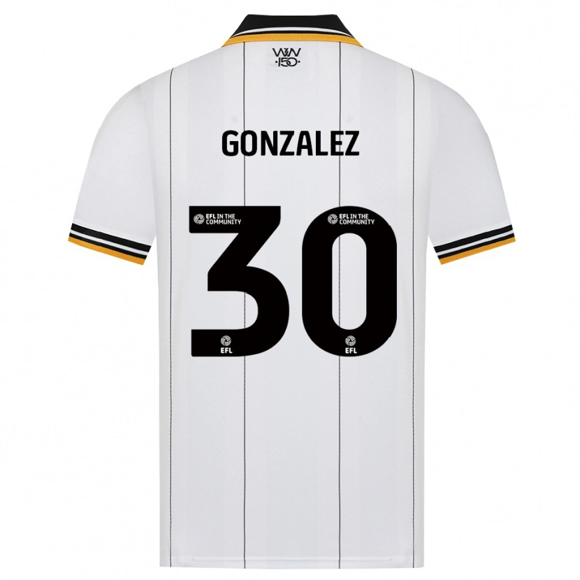 Danxen Herren Enso González #30 Orange Weiß Schwarz Auswärtstrikot Trikot 2026/27 T-Shirt Österreich