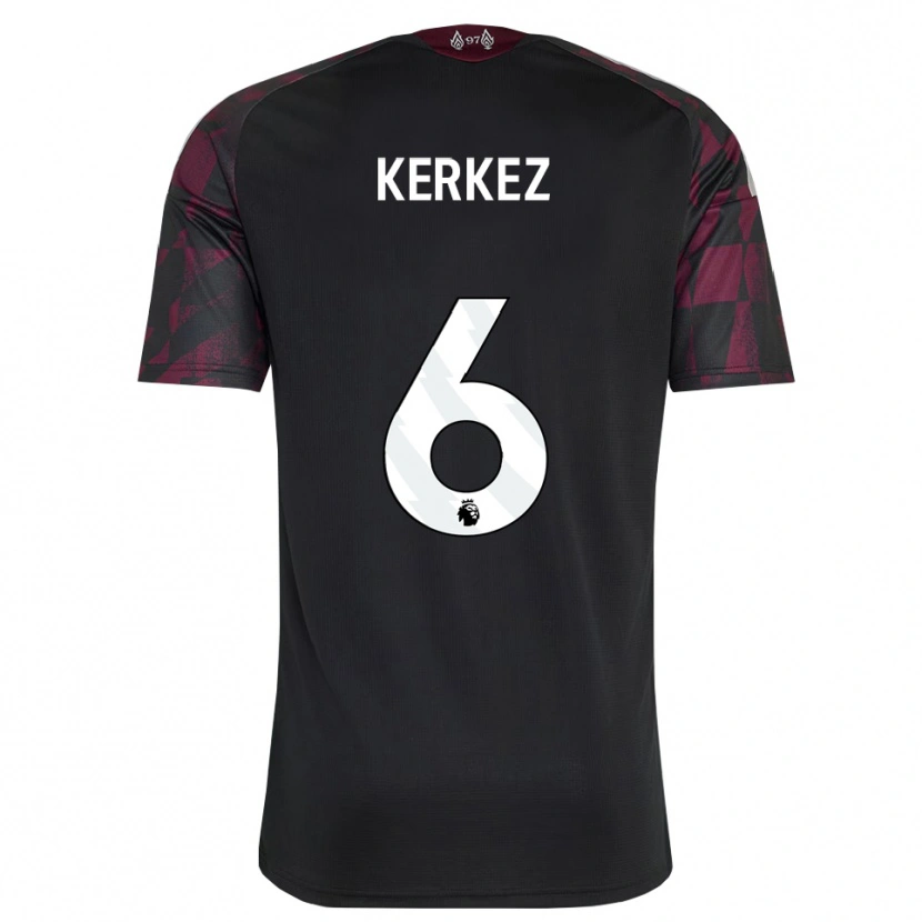 Danxen Herren Milos Kerkez #6 Schwarz Weiß Violett Ausweichtrikot Trikot 2026/27 T-Shirt Österreich