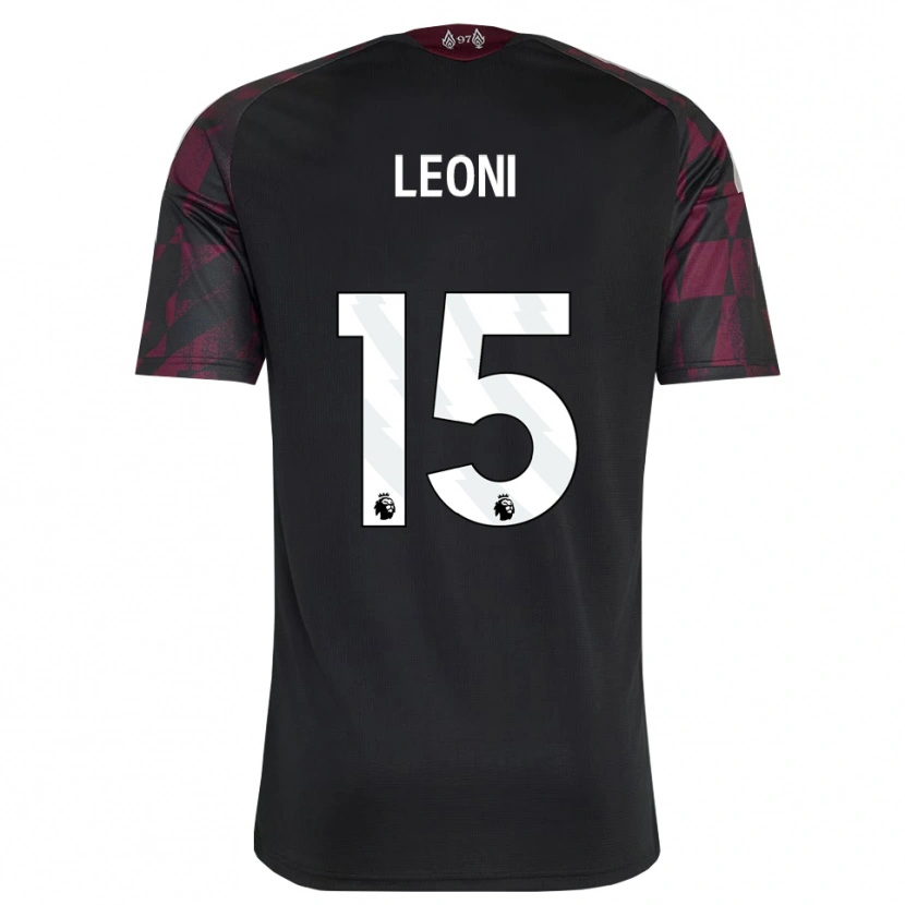 Danxen Herren Giovanni Leoni #15 Schwarz Weiß Violett Ausweichtrikot Trikot 2026/27 T-Shirt Österreich