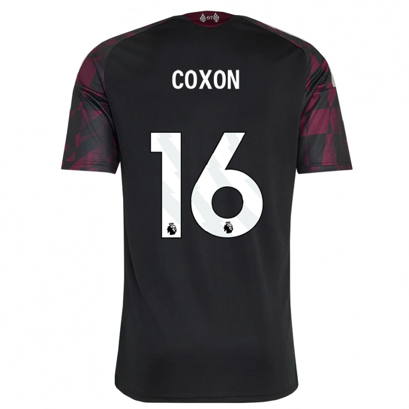 Danxen Herren Zak Coxon #16 Schwarz Weiß Violett Ausweichtrikot Trikot 2026/27 T-Shirt Österreich
