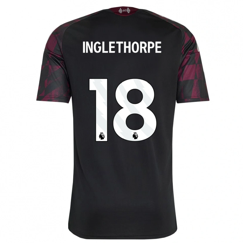 Danxen Herren Finn Inglethorpe #18 Schwarz Weiß Violett Ausweichtrikot Trikot 2026/27 T-Shirt Österreich