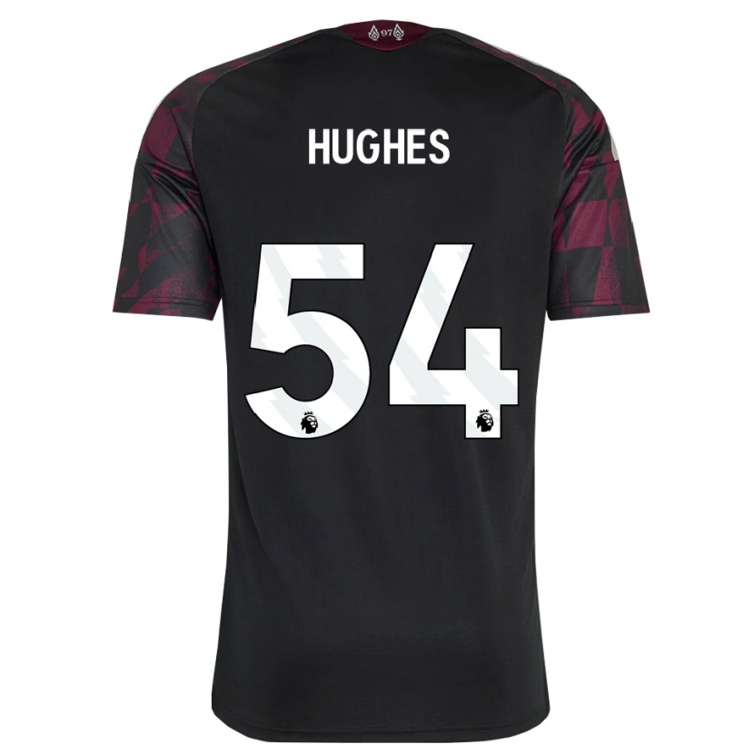 Danxen Herren Liam Hughes #54 Schwarz Weiß Violett Ausweichtrikot Trikot 2026/27 T-Shirt Österreich
