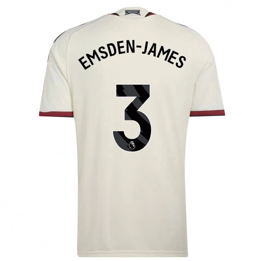 Danxen Herren Harley Emsden-James #3 Beige Schwarz Rot Ausweichtrikot Trikot 2026/27 T-Shirt Österreich