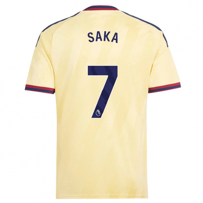 Danxen Herren Bukayo Saka #7 Hell Gelb Mitternachtsblau Ausweichtrikot Trikot 2026/27 T-Shirt Österreich