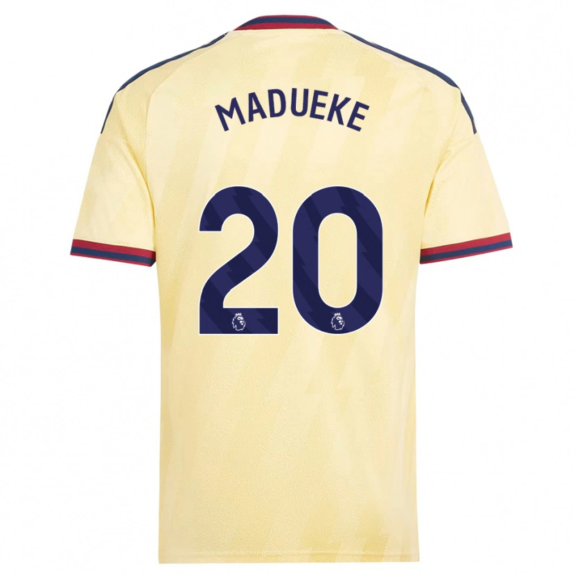 Danxen Herren Noni Madueke #20 Hell Gelb Mitternachtsblau Ausweichtrikot Trikot 2026/27 T-Shirt Österreich