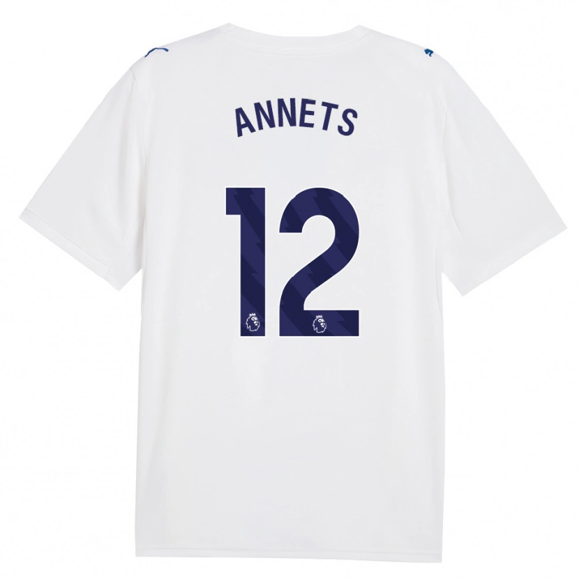 Danxen Herren Eve Annets #12 Marineweiß Ausweichtrikot Trikot 2026/27 T-Shirt Österreich