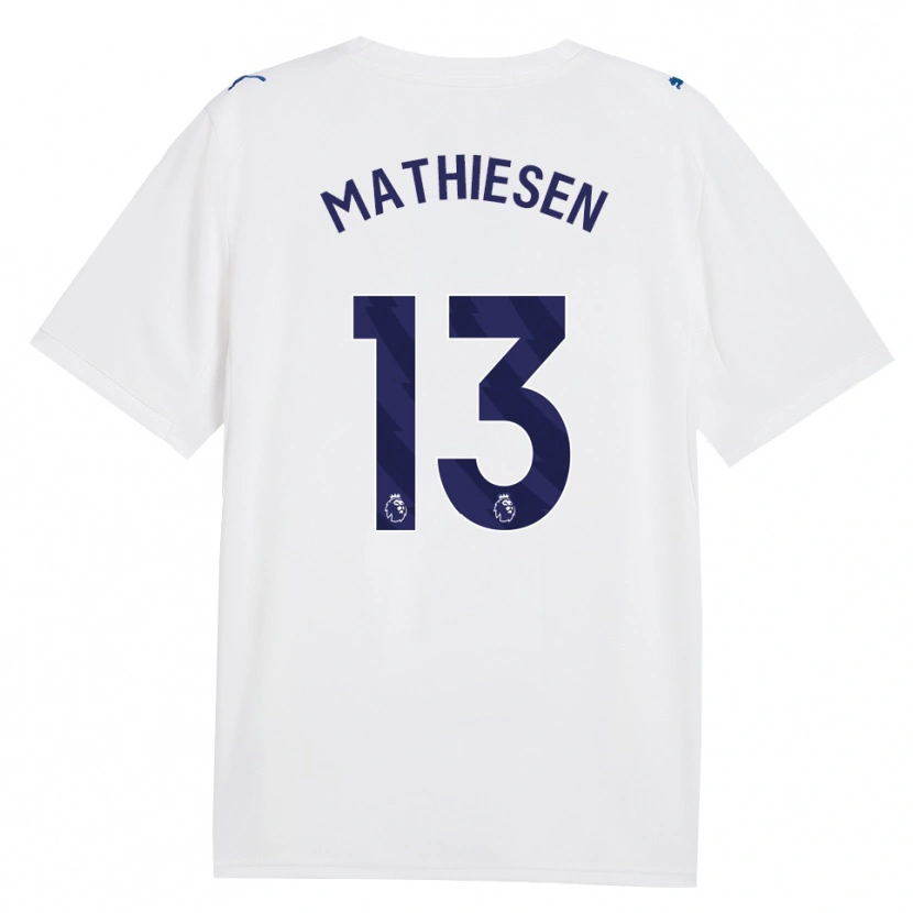 Danxen Herren Toran Mathiesen #13 Marineweiß Ausweichtrikot Trikot 2026/27 T-Shirt Österreich
