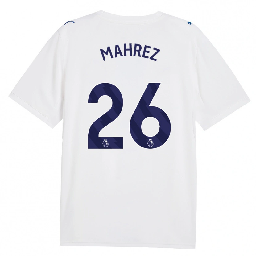 Danxen Herren Riyad Mahrez #26 Marineweiß Ausweichtrikot Trikot 2026/27 T-Shirt Österreich