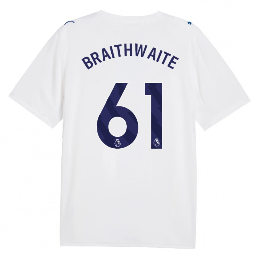 Danxen Herren Kaden Braithwaite #61 Marineweiß Ausweichtrikot Trikot 2026/27 T-Shirt Österreich
