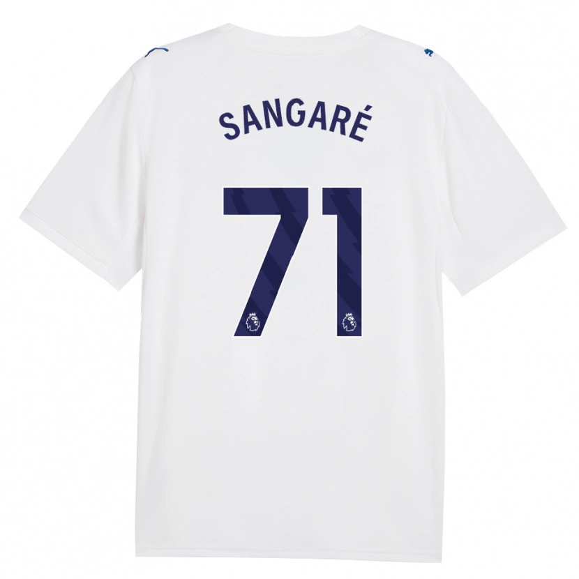Danxen Herren Mahamadou Sangaré #71 Marineweiß Ausweichtrikot Trikot 2026/27 T-Shirt Österreich