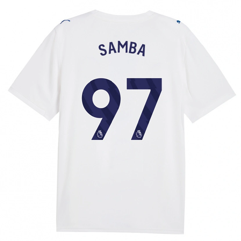 Danxen Herren Tyrone Samba #97 Marineweiß Ausweichtrikot Trikot 2026/27 T-Shirt Österreich
