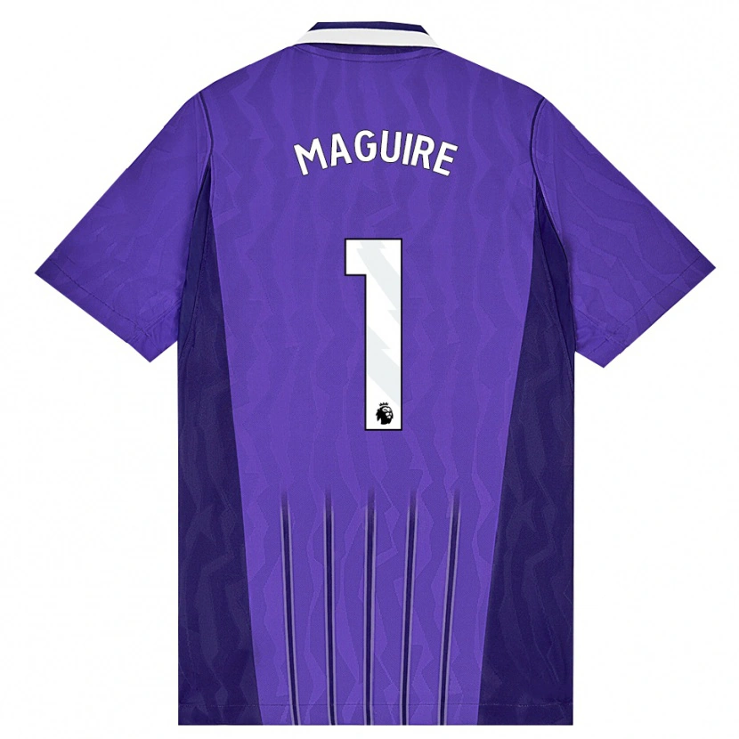 Danxen Herren Aaron Maguire #1 Violett Weiß Ausweichtrikot Trikot 2026/27 T-Shirt Österreich