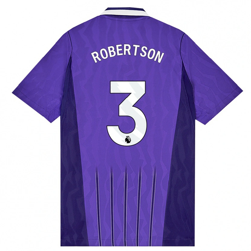 Danxen Herren Andrew Robertson #3 Violett Weiß Ausweichtrikot Trikot 2026/27 T-Shirt Österreich